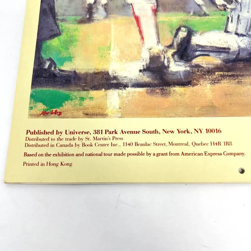 Diamonds are Forever 91 Calendar Smithsonian 89 Baseball Sports VTG Collect RARE